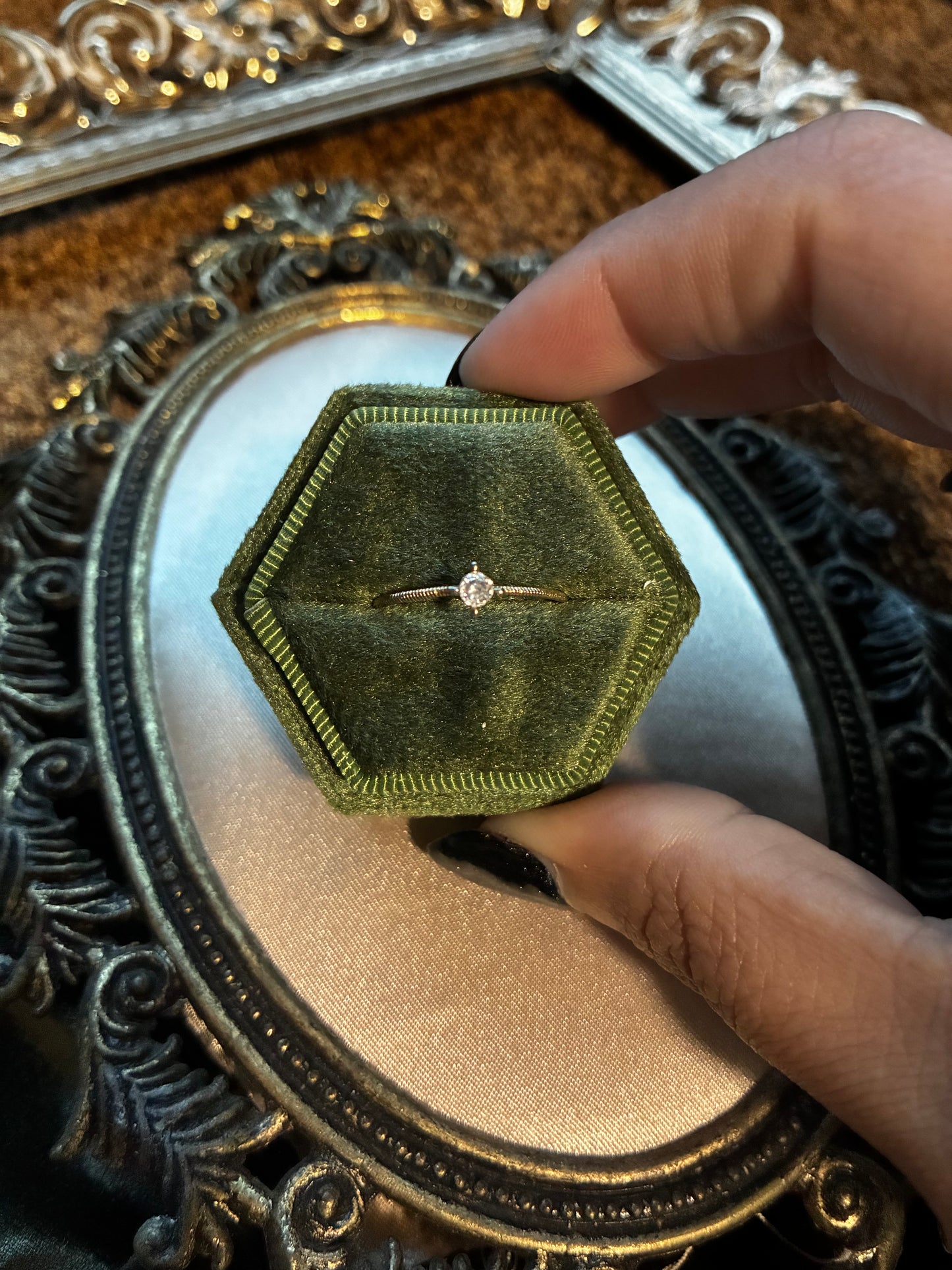 Gold Toned Simple Ring