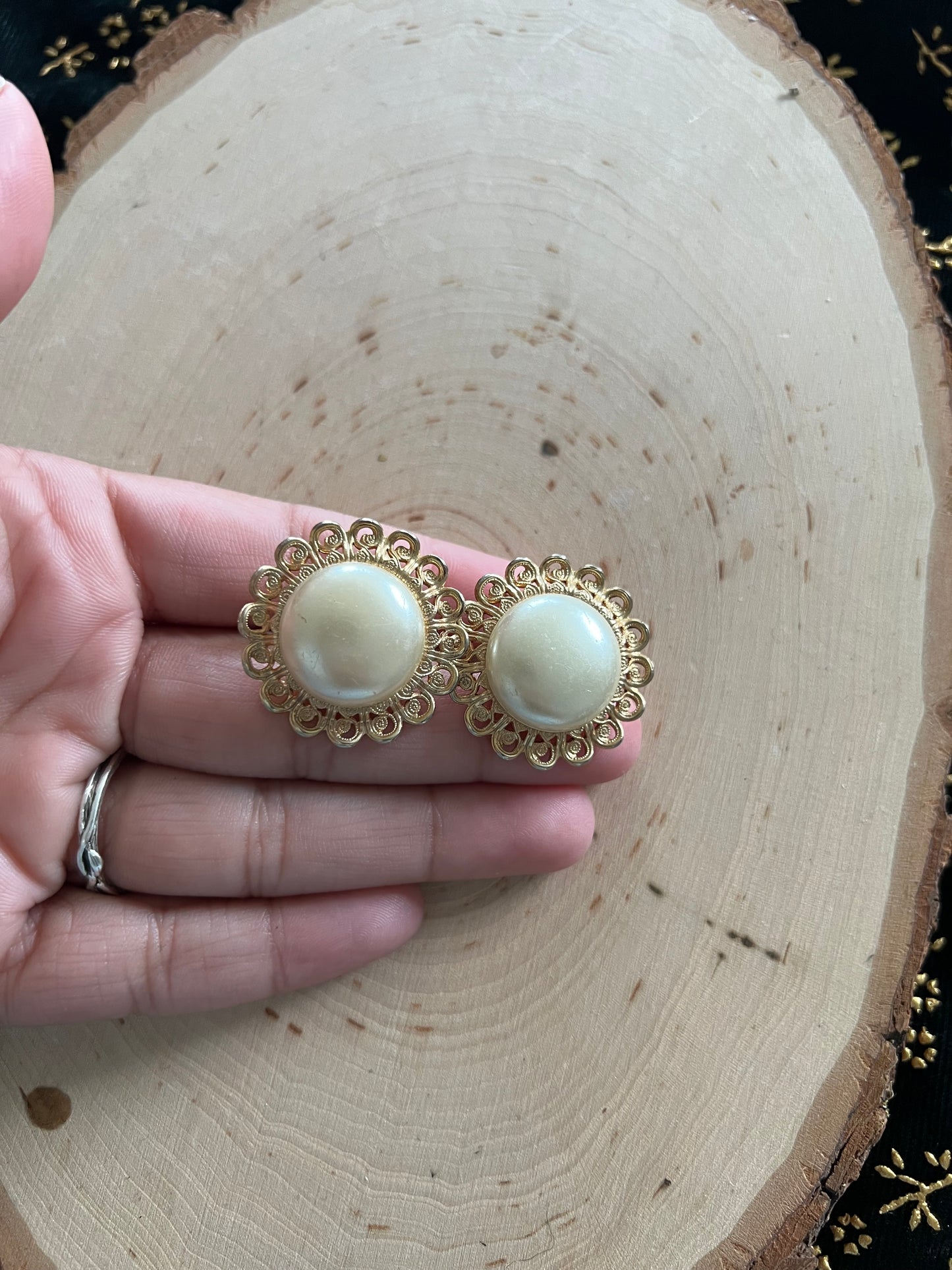 clip on vintage earrings