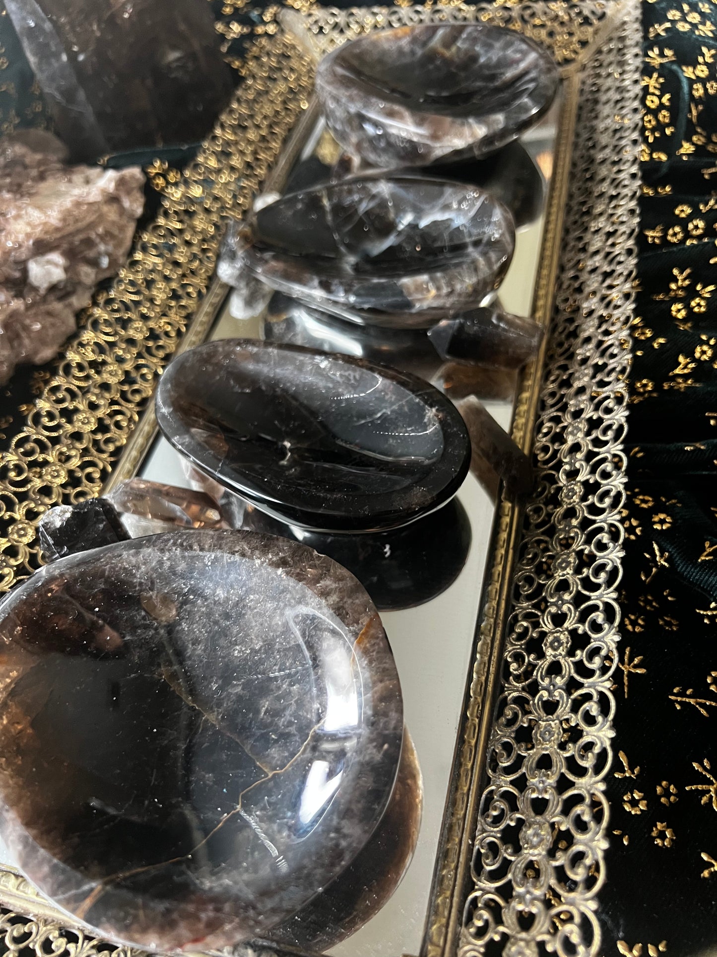 Smoky Quartz Bowls