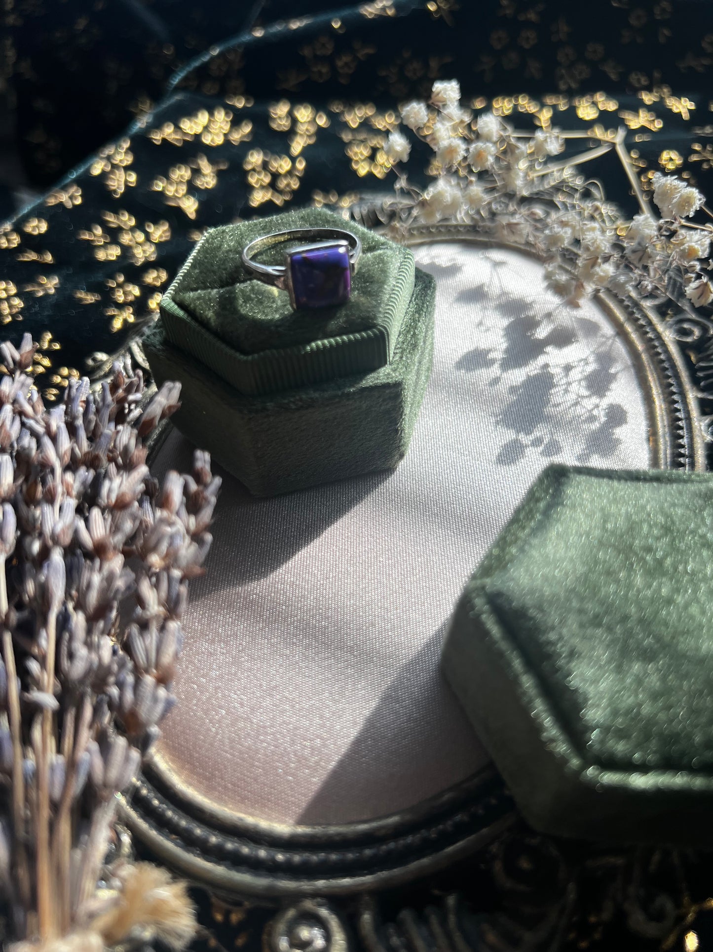 Purple Copper Mojave Ring