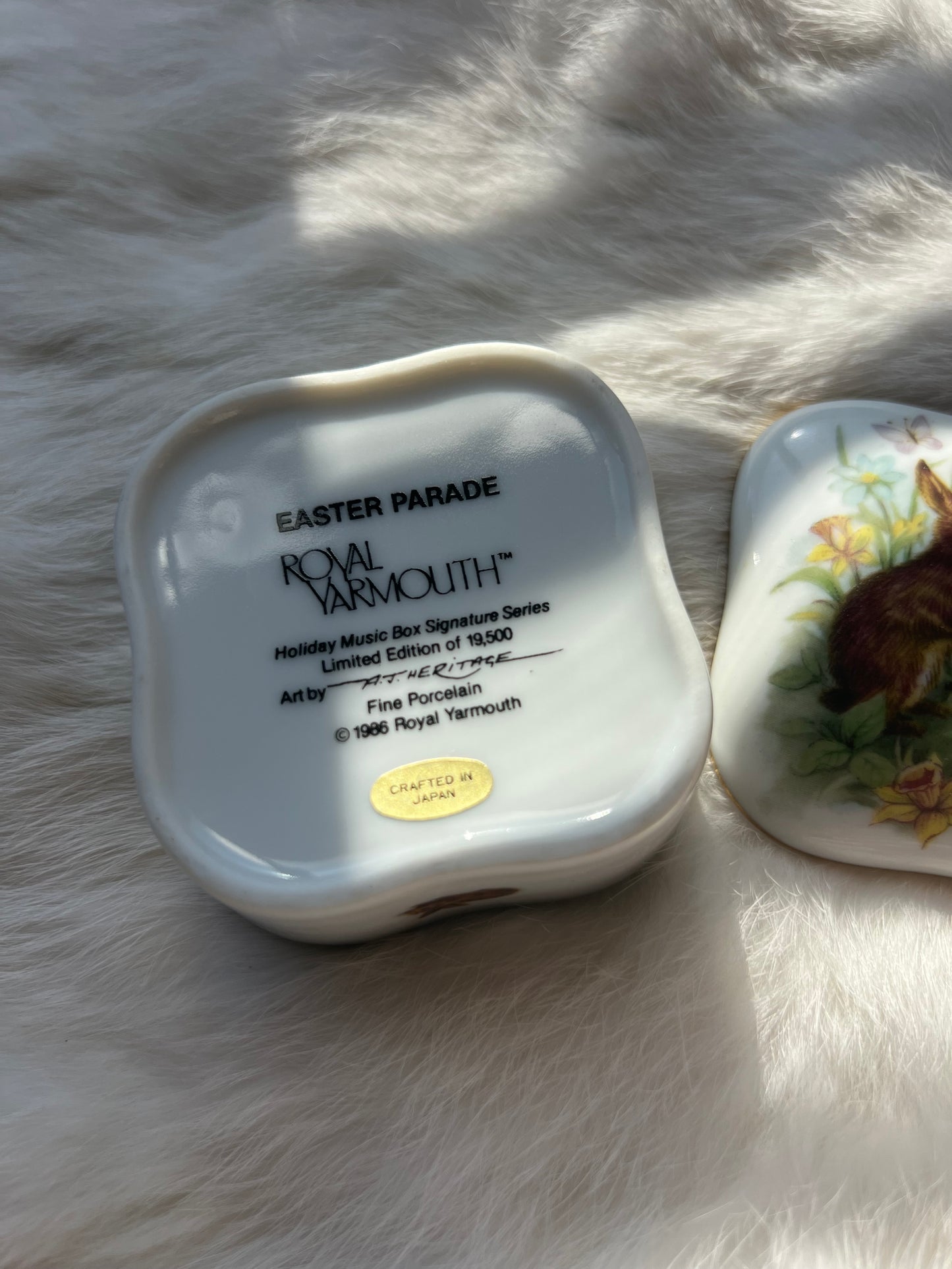 Small Bunny Music Box