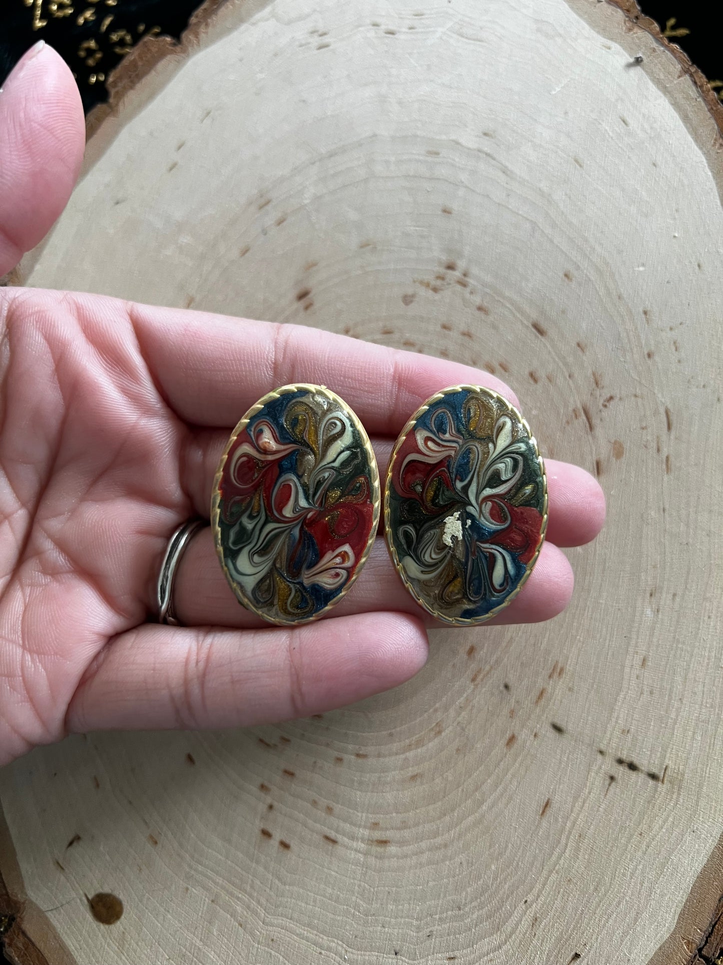 clip on vintage earrings
