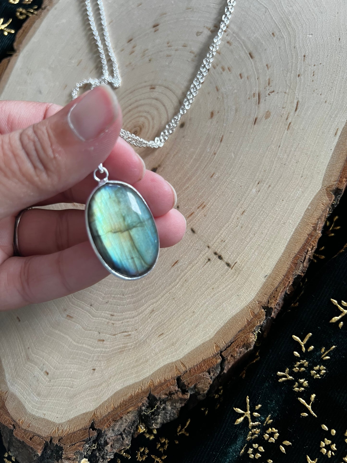 Labradorite necklaces
