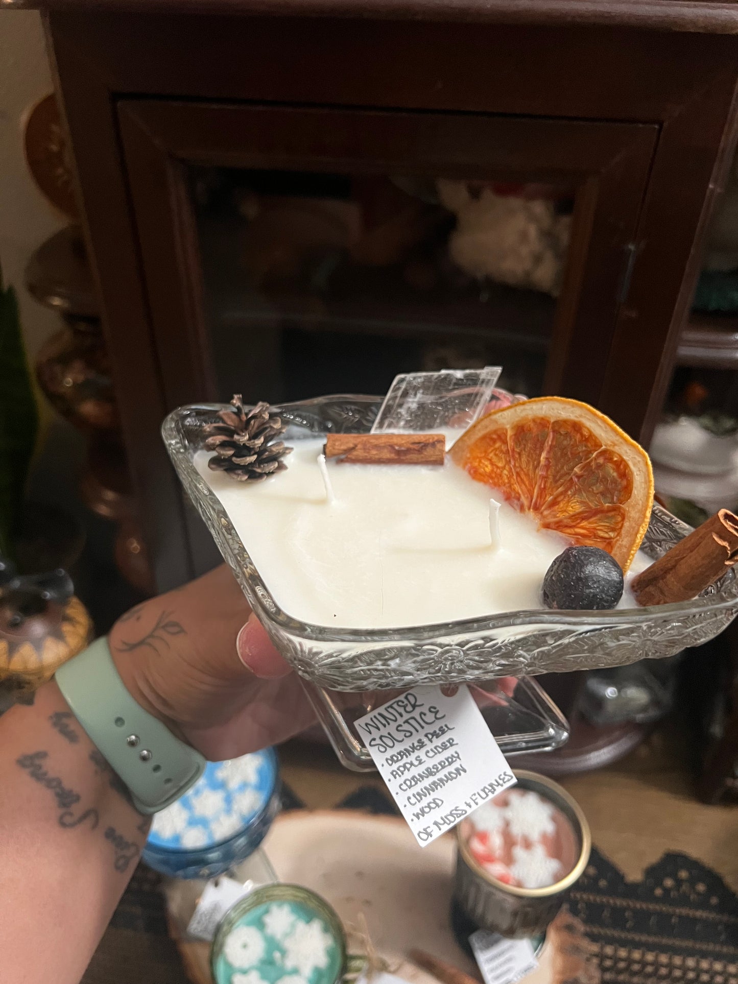 Vintage Vessel Winter Candles