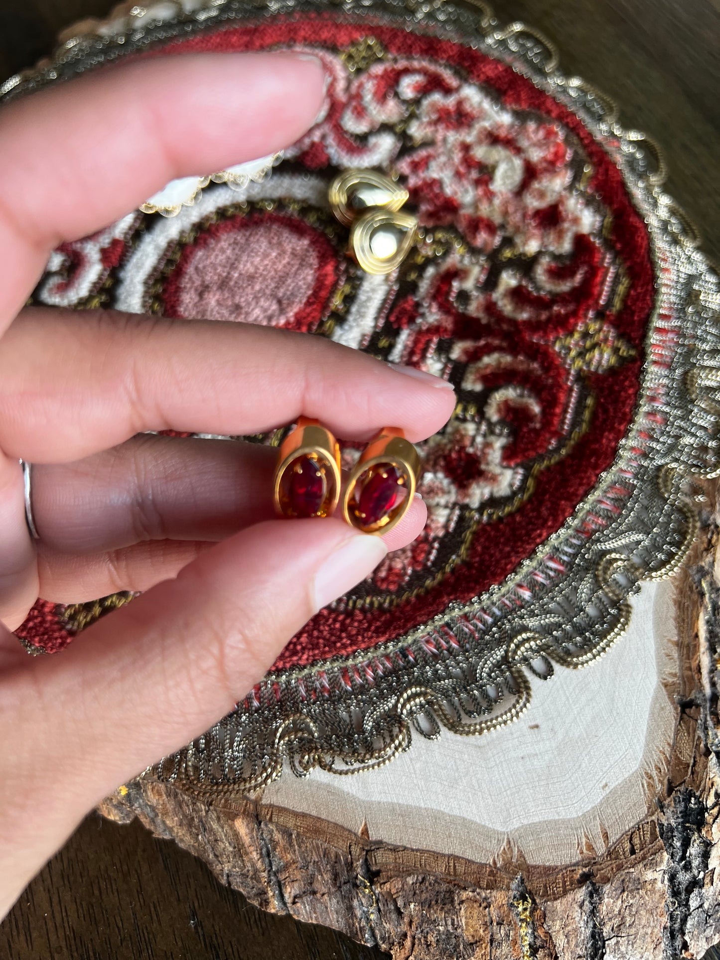 clip on vintage earrings