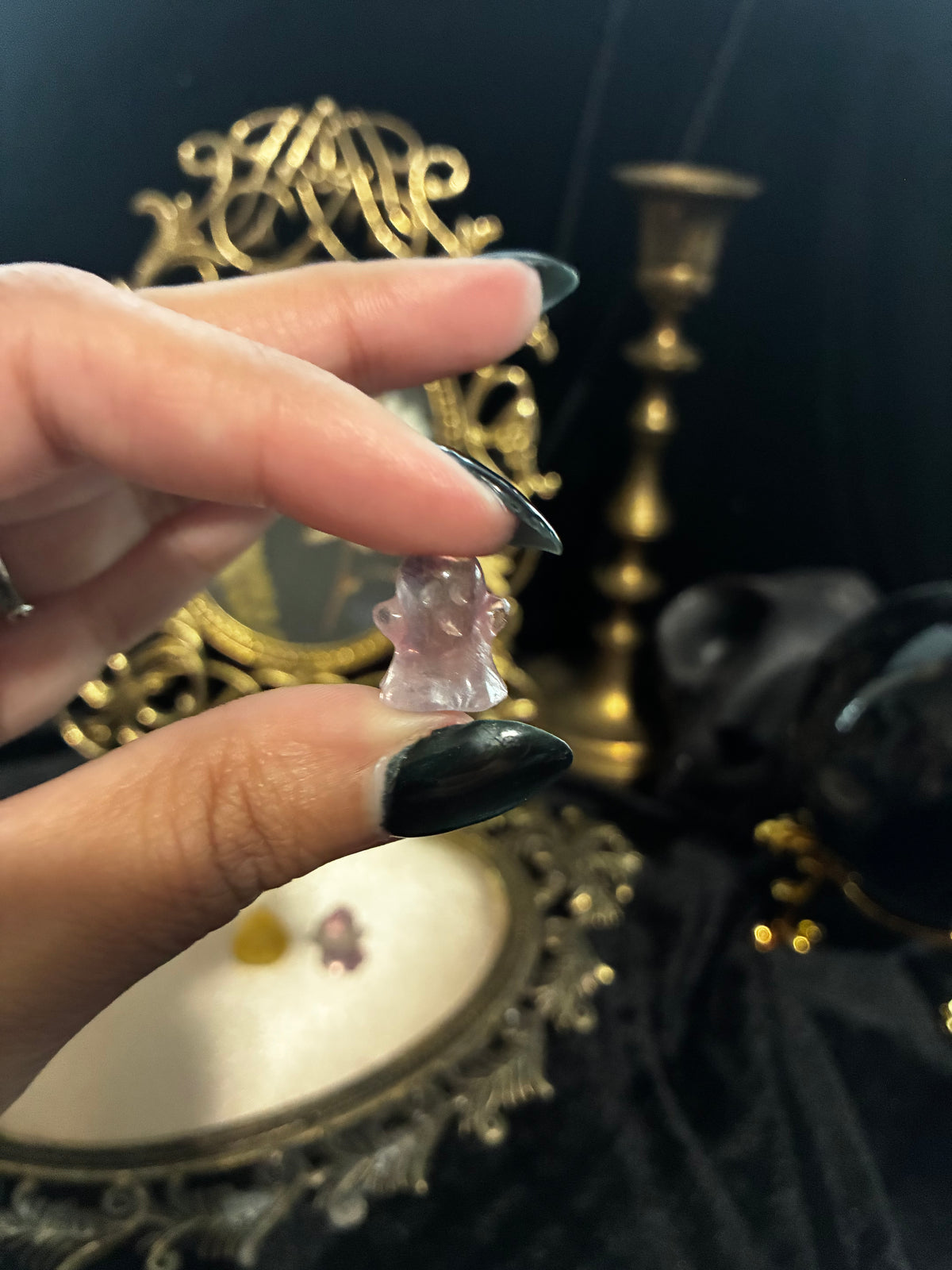 Micro Mini Fluorite Carvings