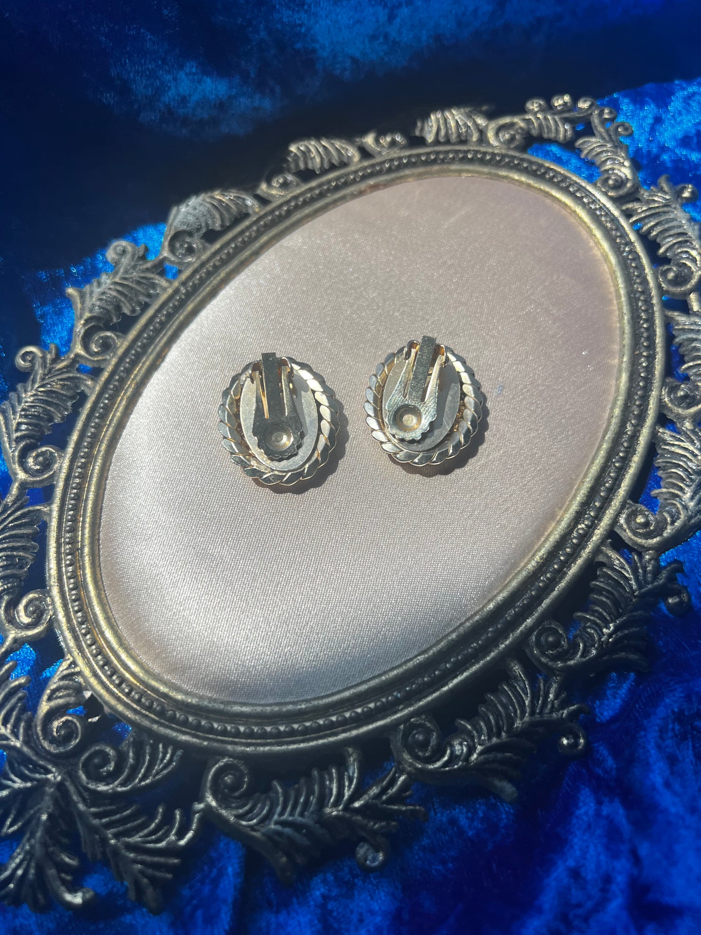 Silver Toned Clip on Earrings