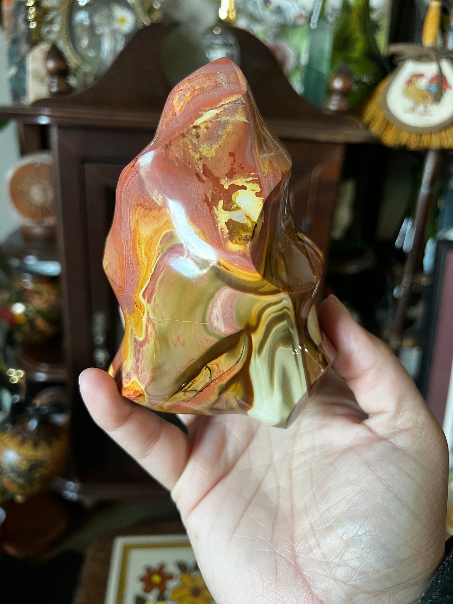 polychrome jasper flame