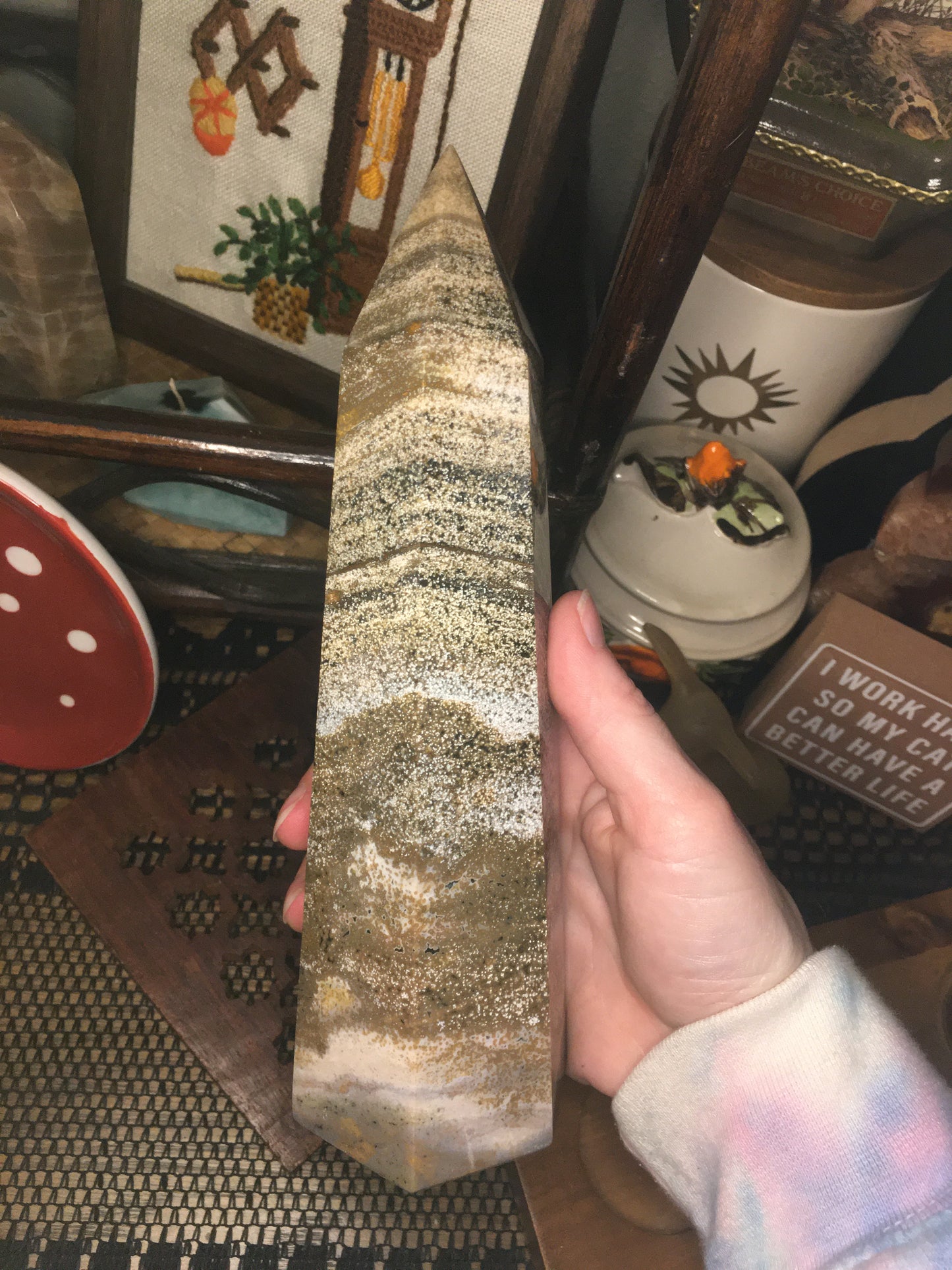 neutral ocean jasper statement tower