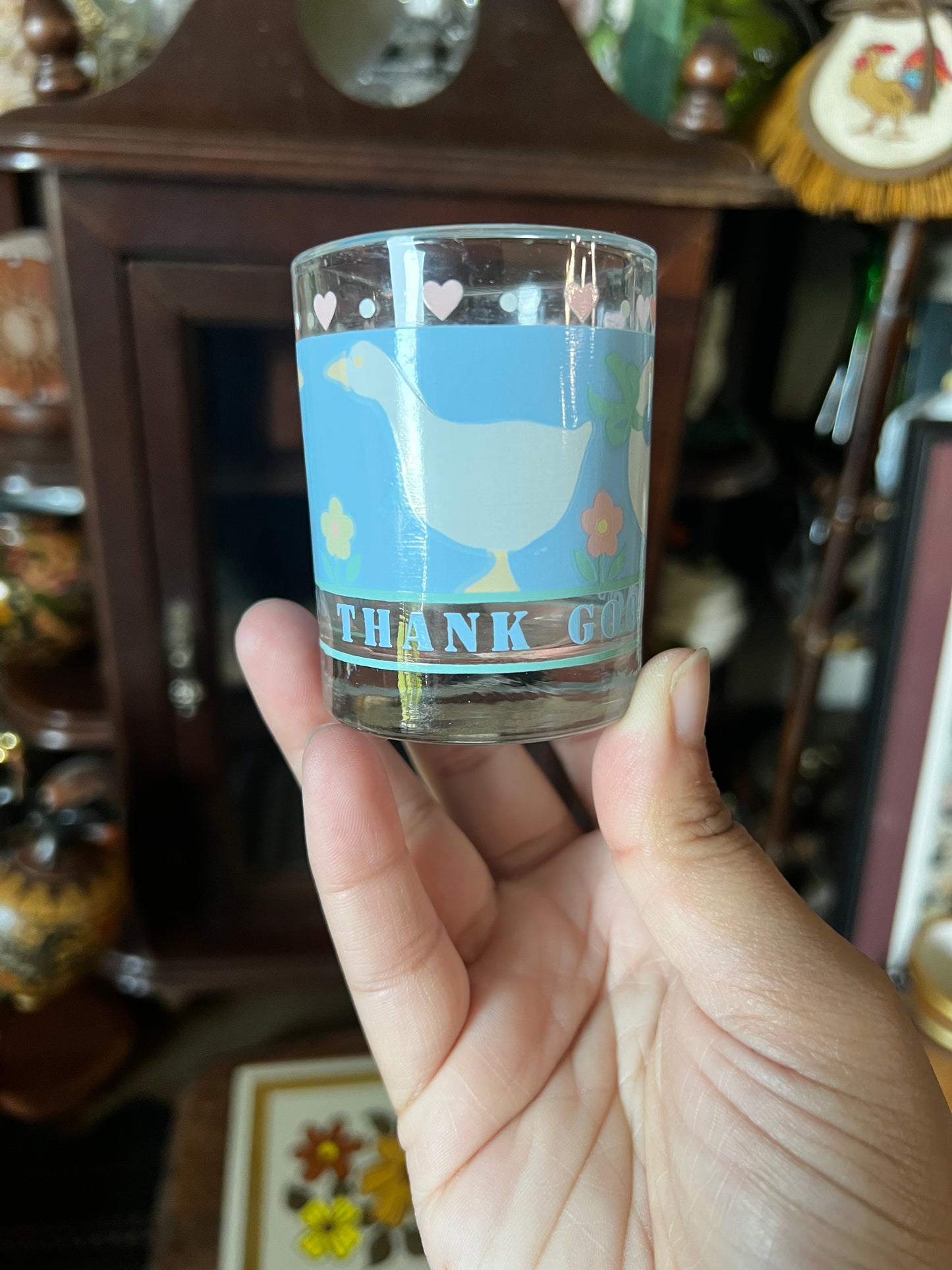 goose tea light/ votive holder