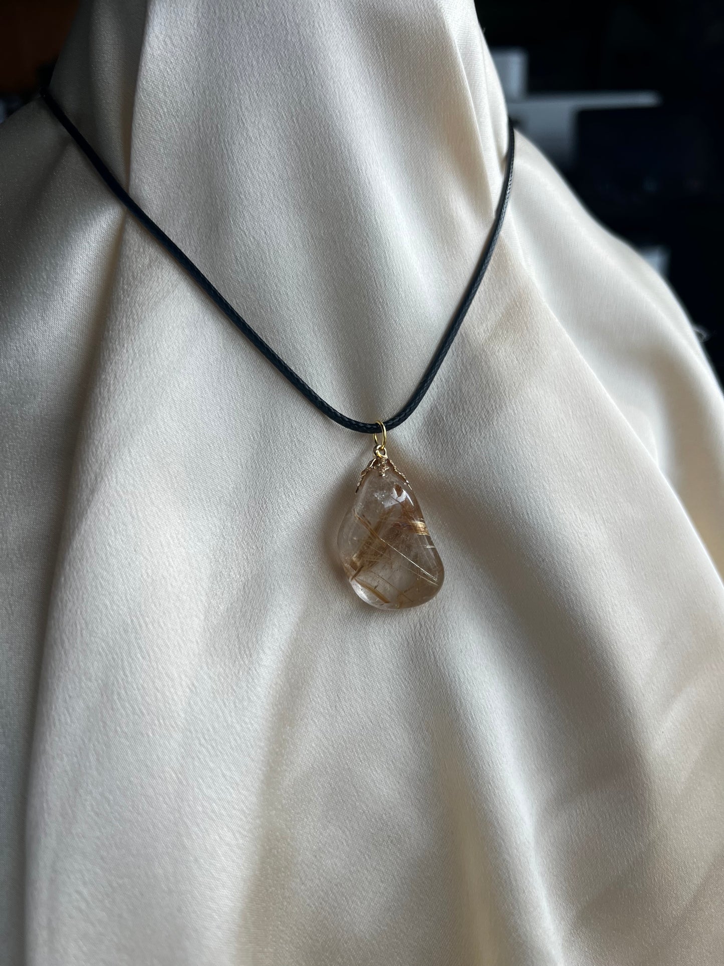 Golden Rutile Necklace