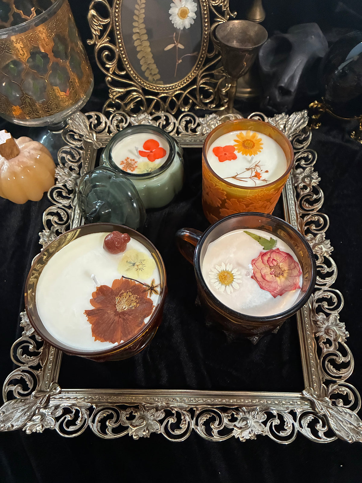 Spooky Autumn Candles