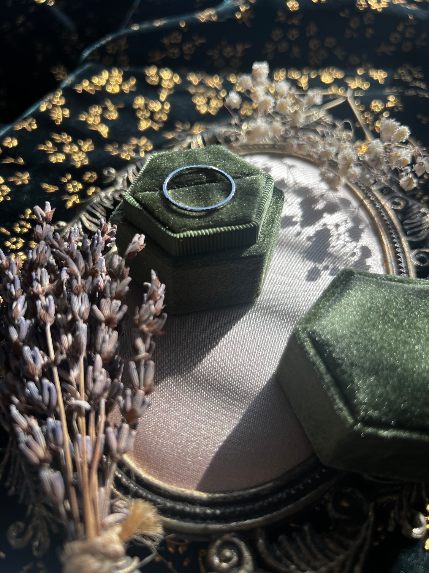 Simple Band Silver Toned Ring