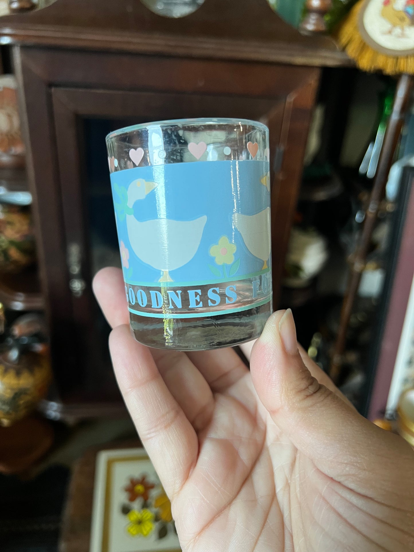 goose tea light/ votive holder