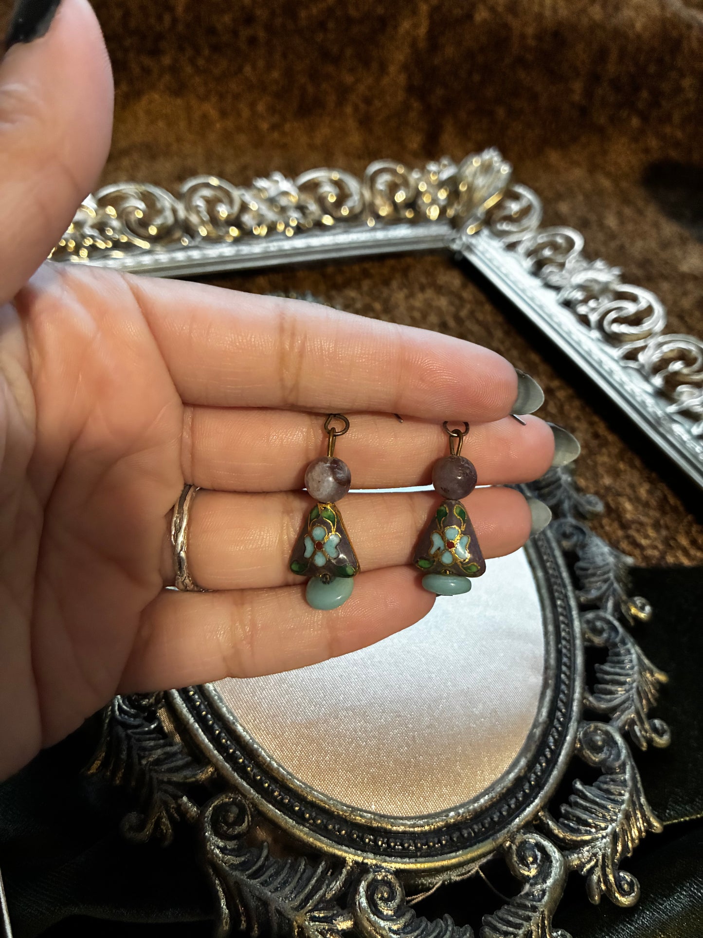 Floral Dangle Earrings