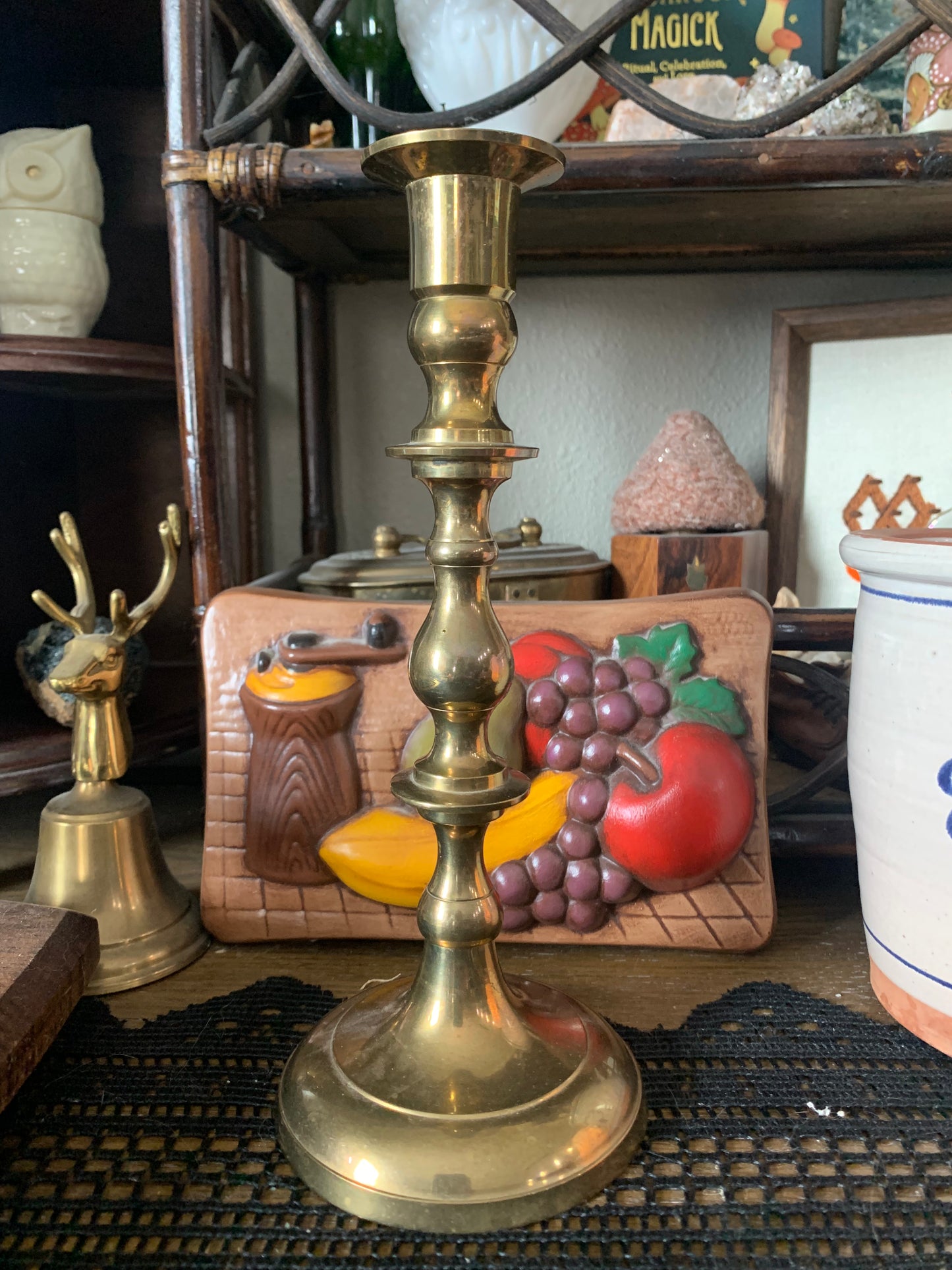 brass candlestick