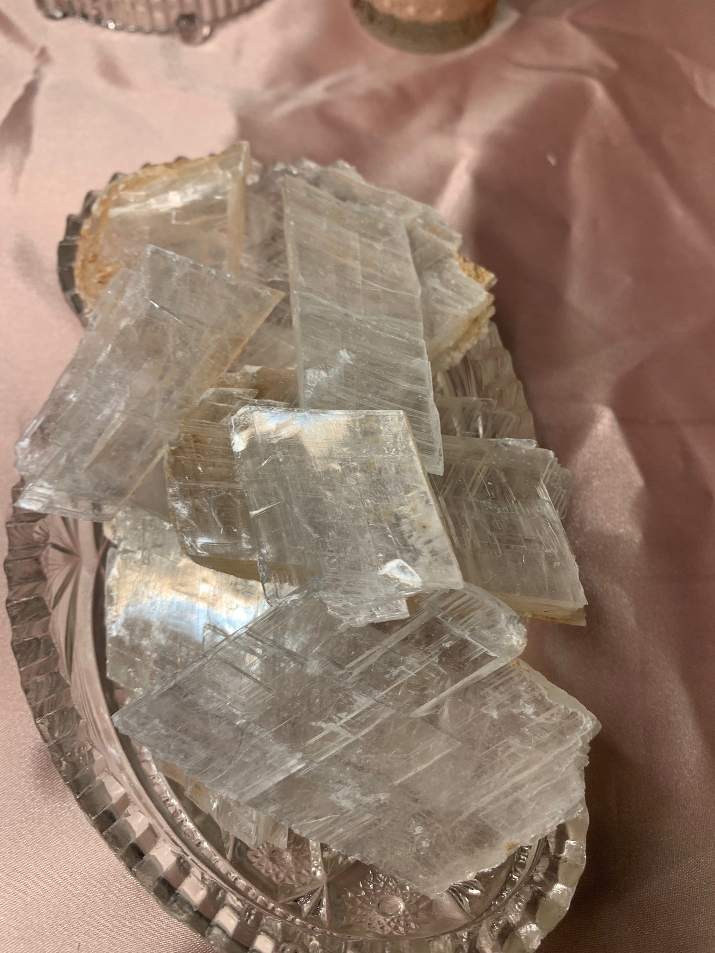 selenite pieces