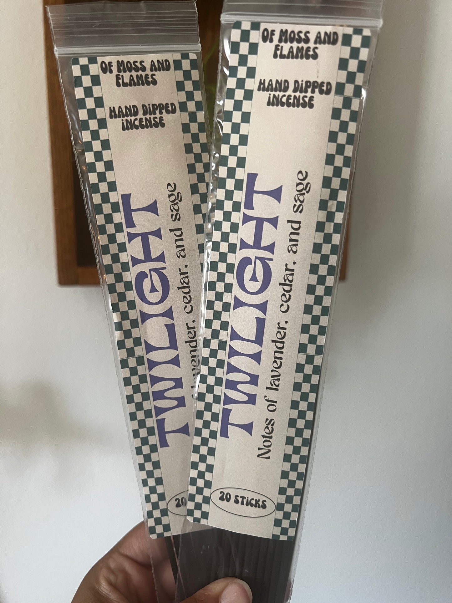 hand-dipped incense