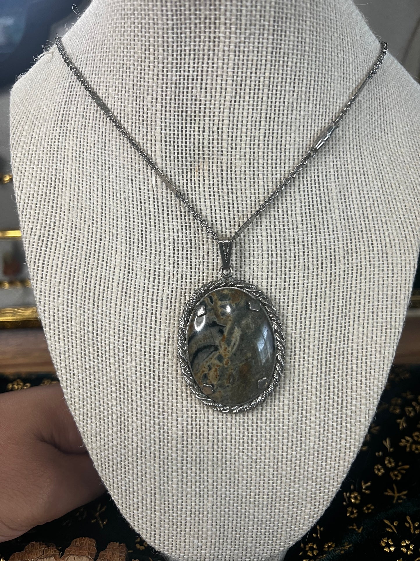 ocean jasper necklace