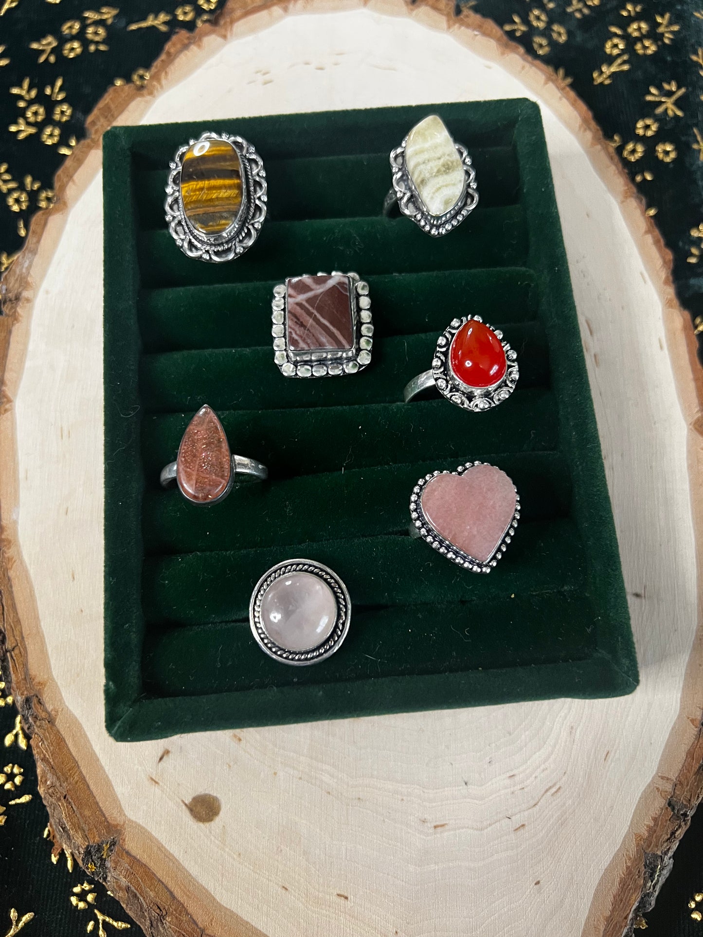crystal rings