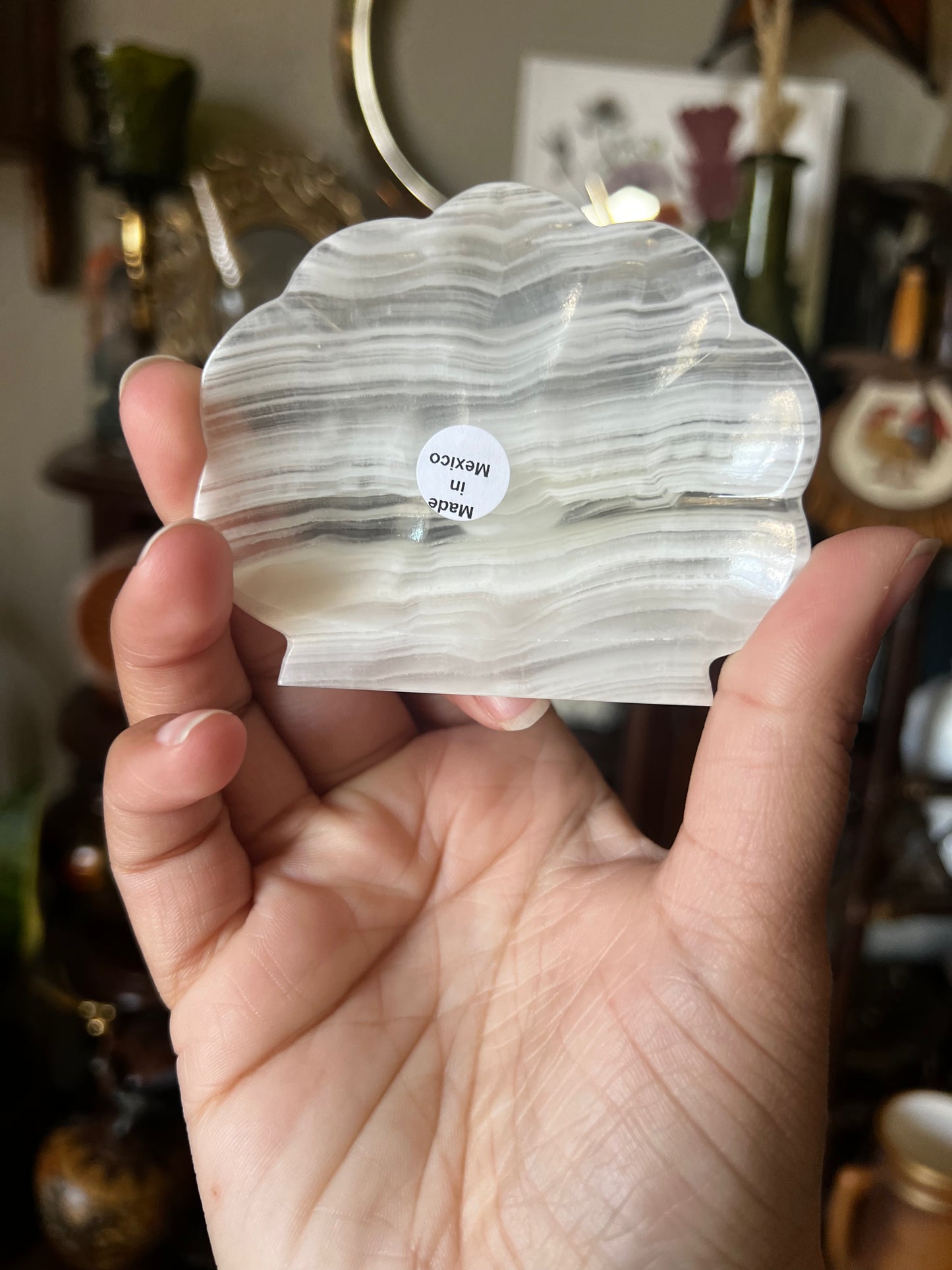 Onyx Mini Shell Trinket Trays