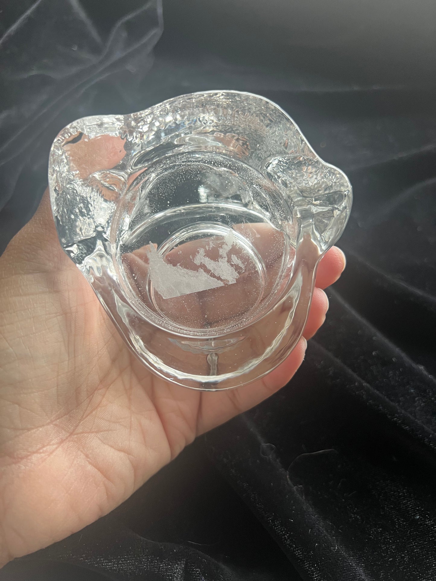 Clear Cat Tealight Holder