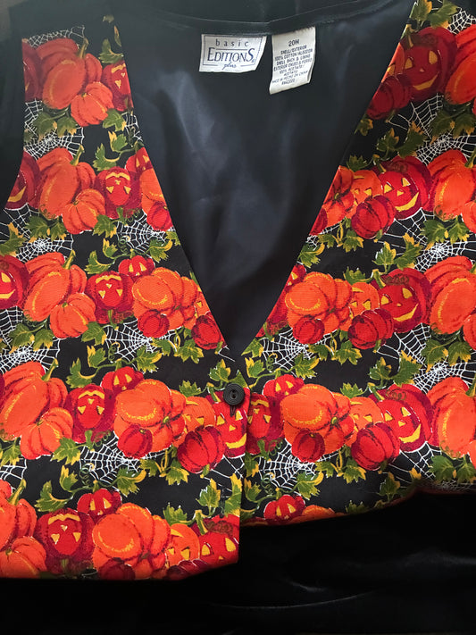 Vintage Pumpkin Vest