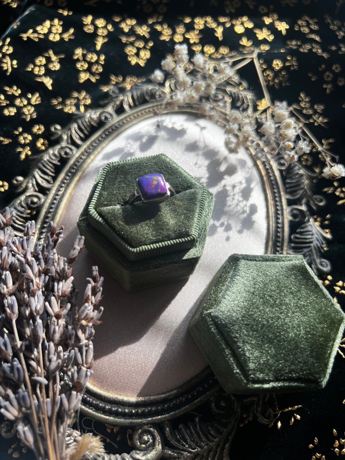 Purple Copper Mojave Ring