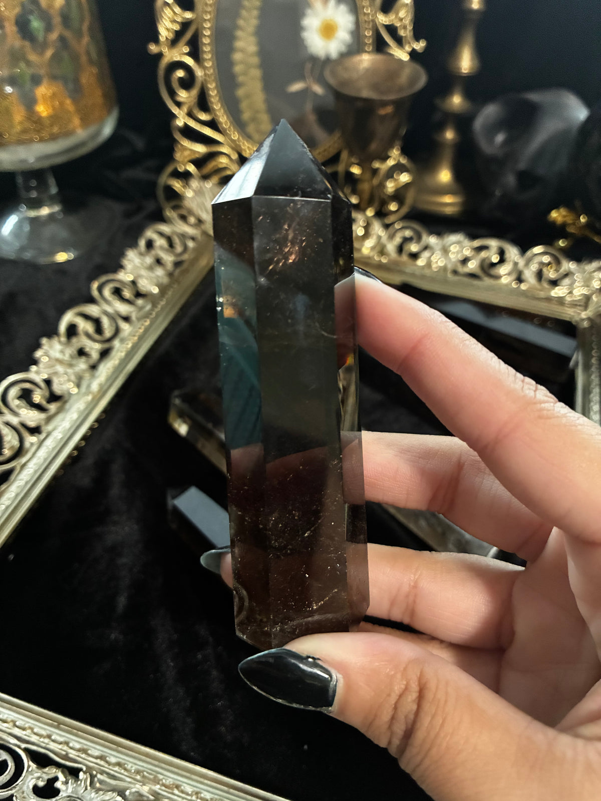 Smoky Quartz Tower