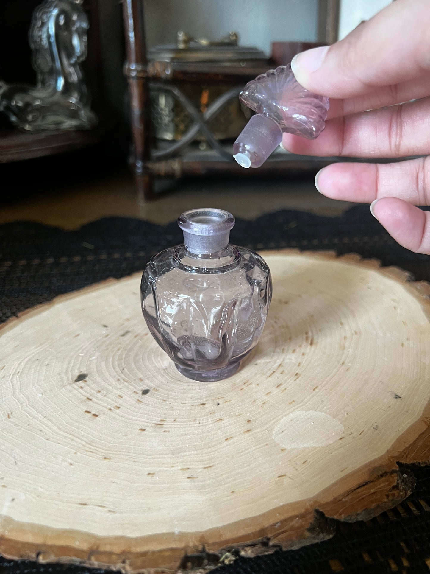 Purple Perfume Bottle