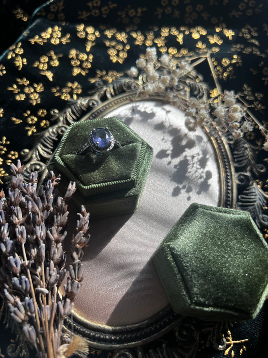 Amethyst Facted Ring