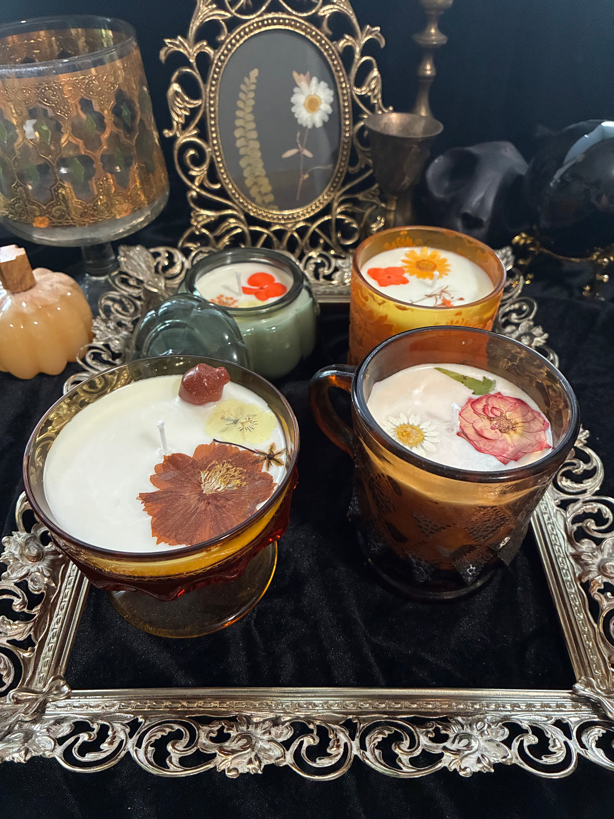 Spooky Autumn Candles