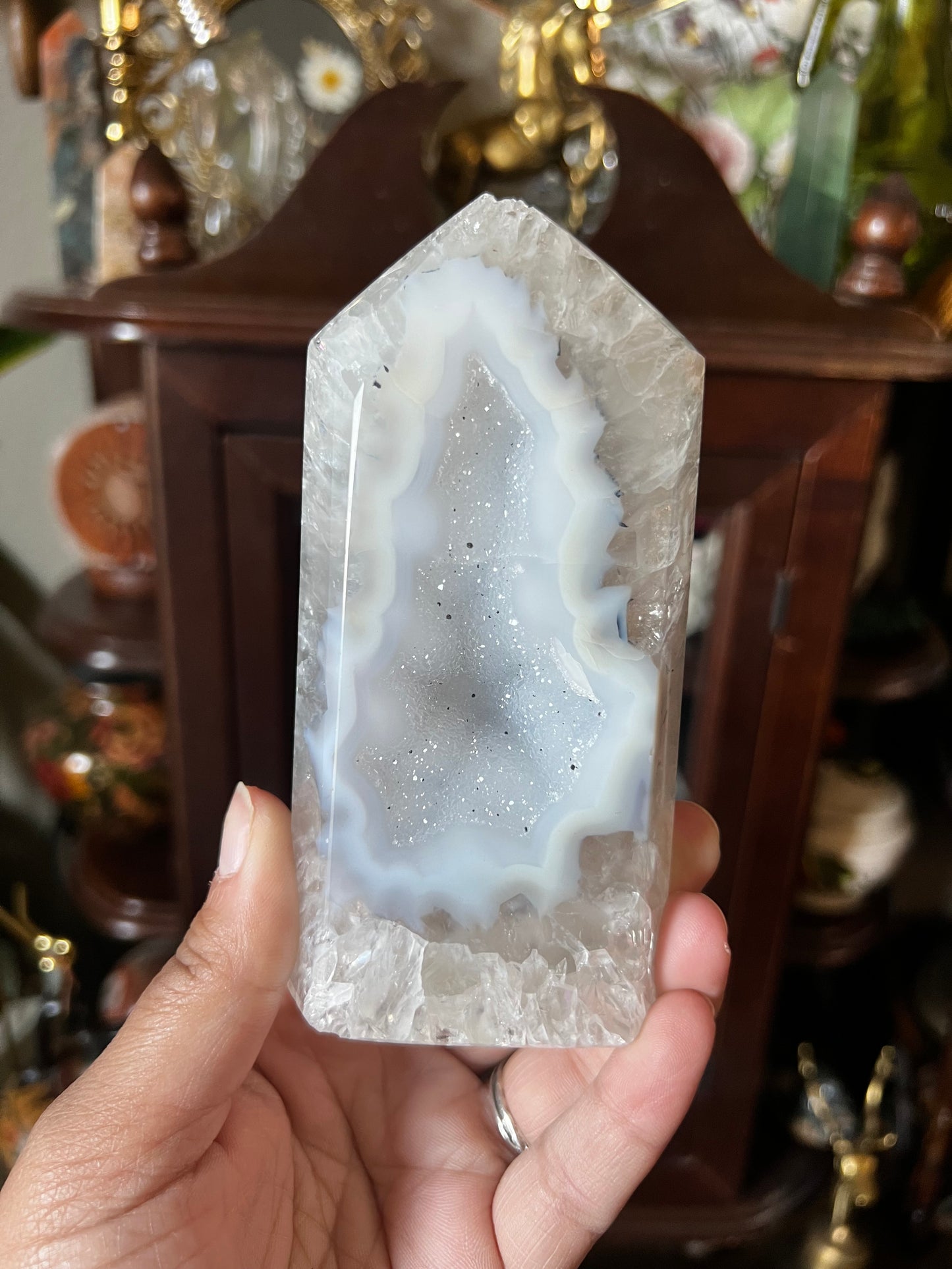 Druzy Agate Towers
