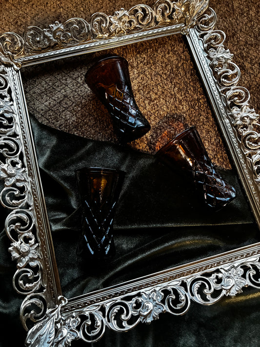Dark Brown Match Holders