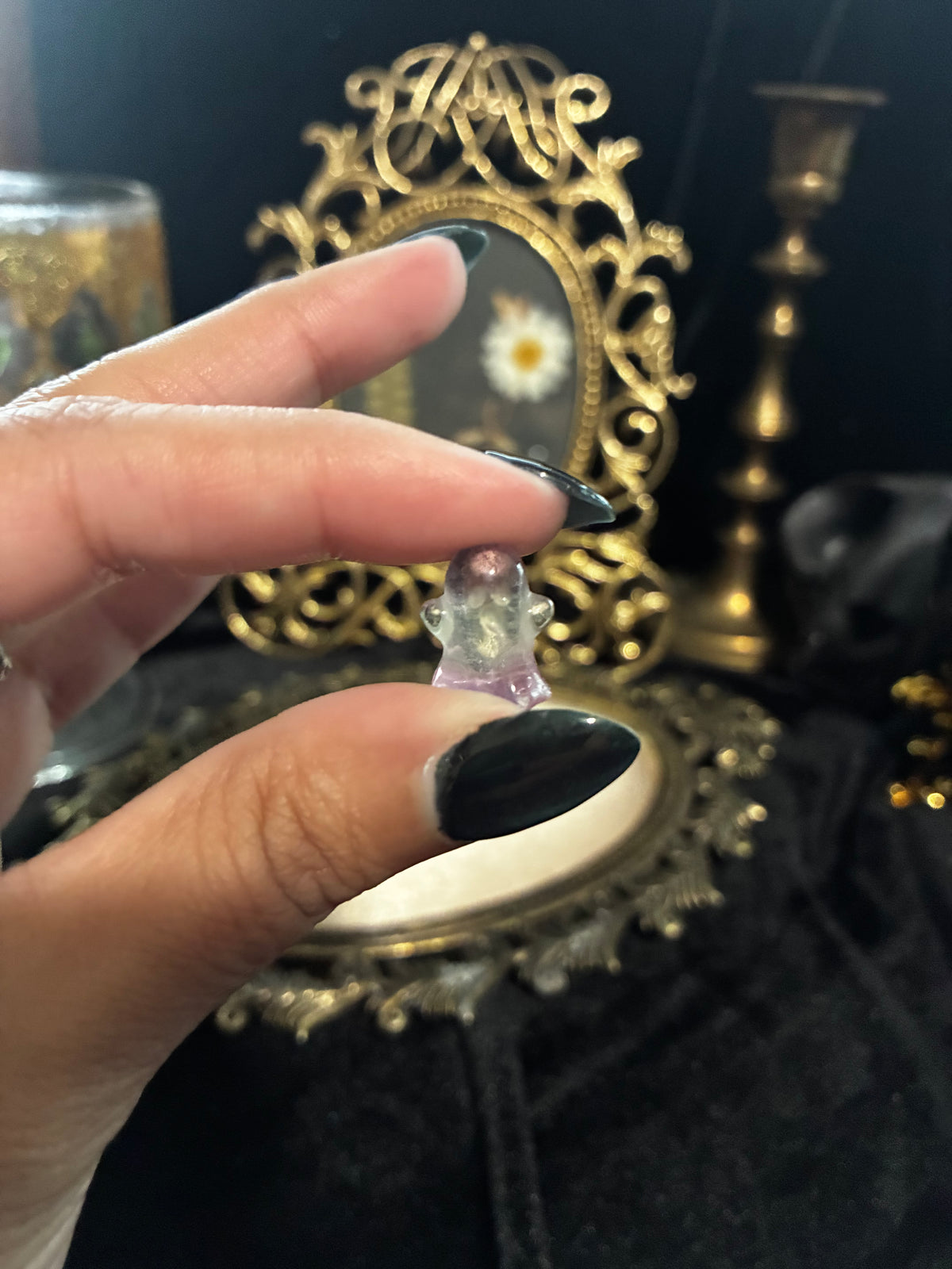 Micro Mini Fluorite Carvings
