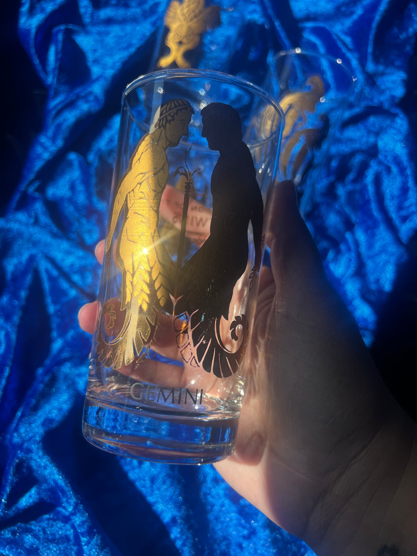 Vintage Zodiac Glass Cups