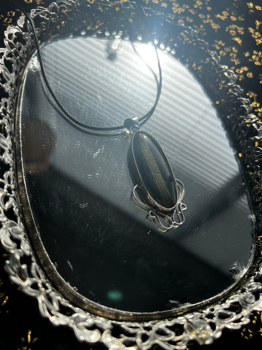 Blue Tiger’s Eye Necklace