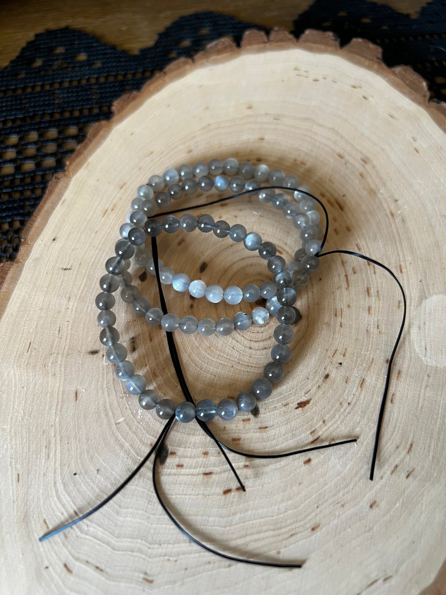 Black Moonstone Bracelets