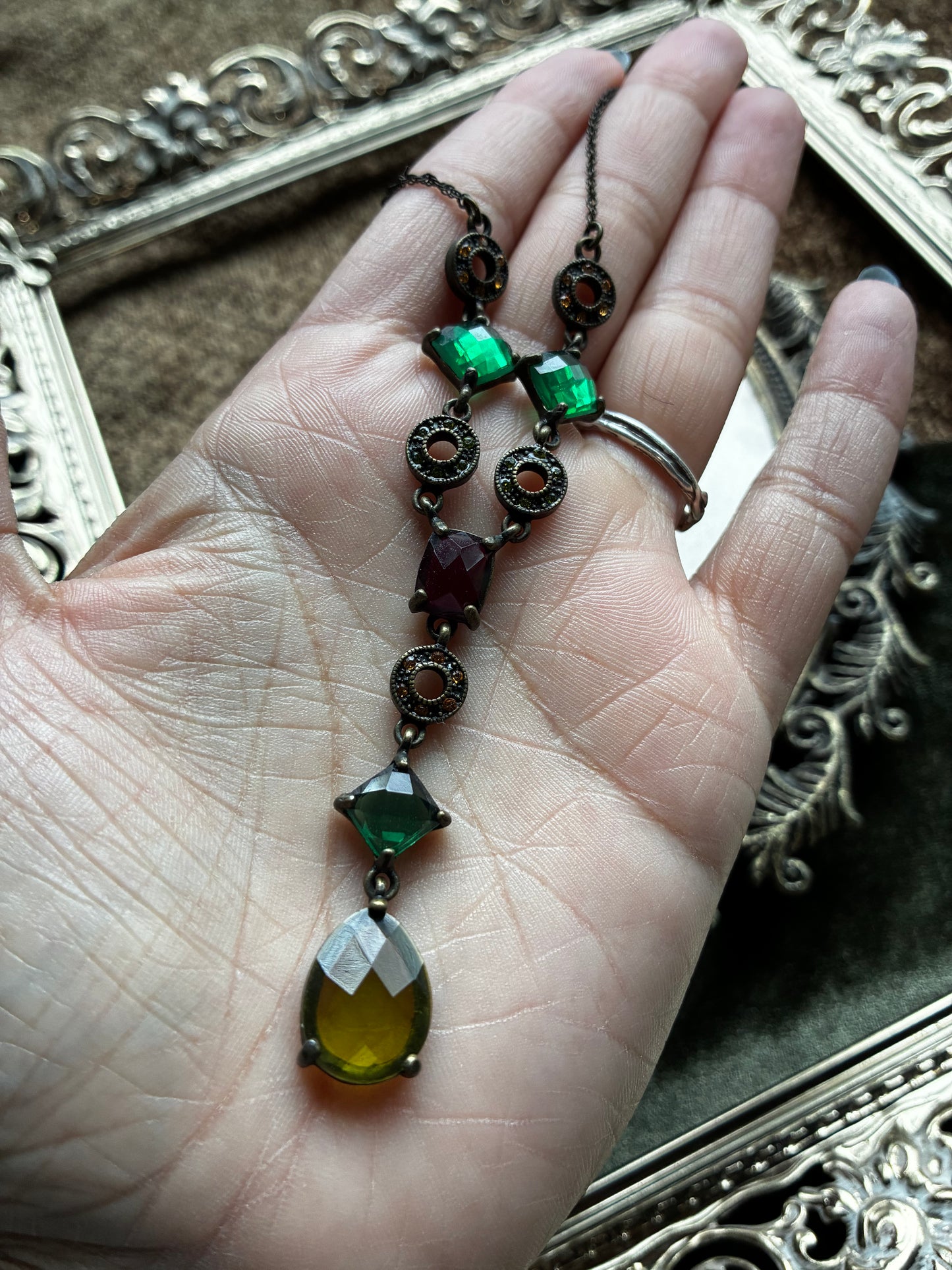 Moody Jeweled Necklace