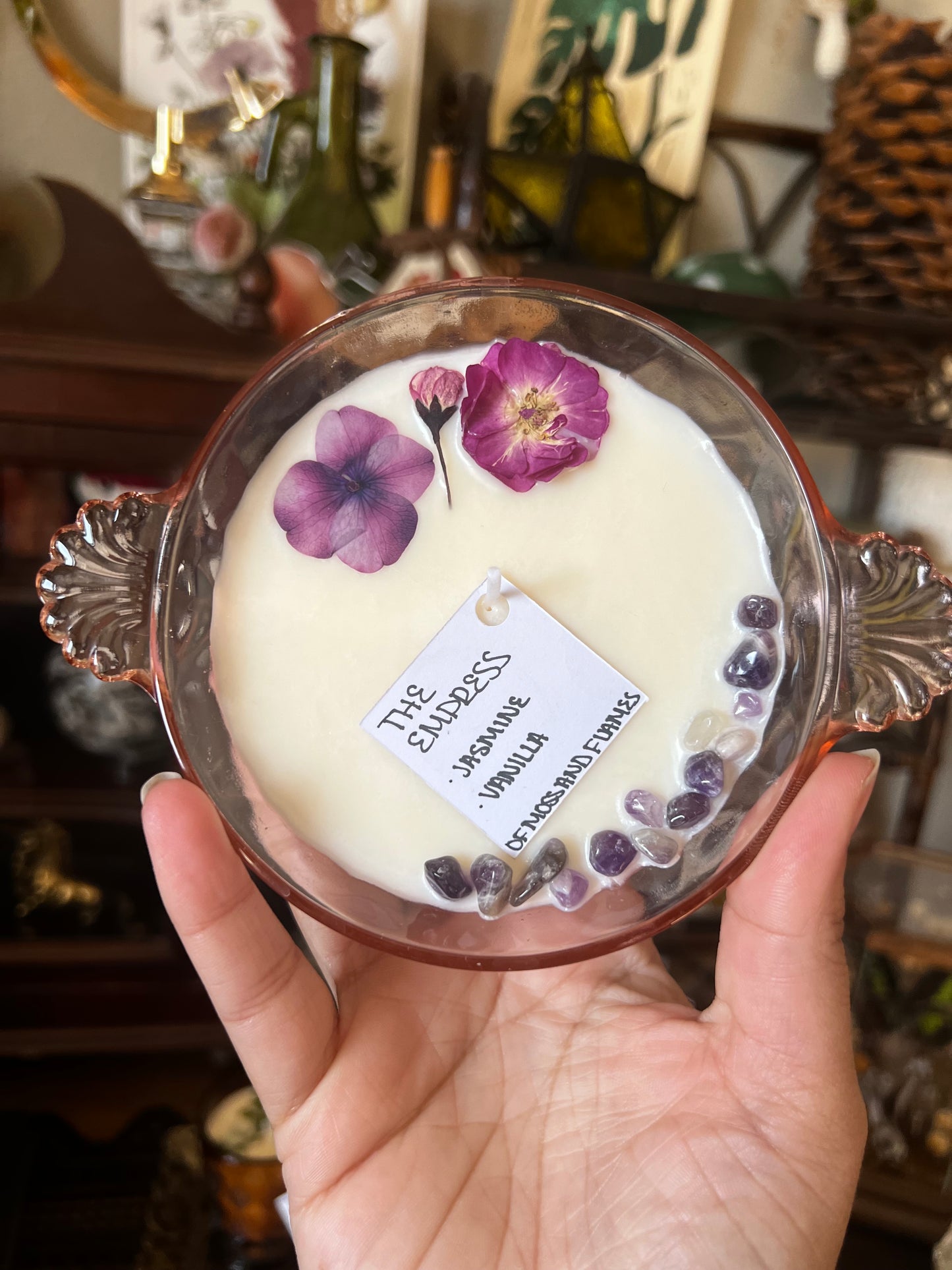 Vintage Vessel Valentine’s Day Candles