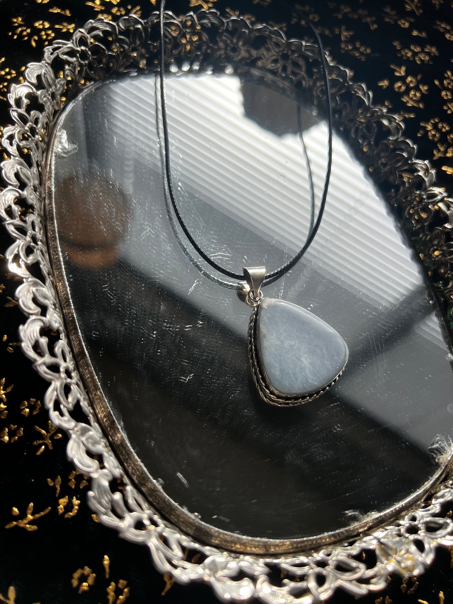 Second Chance Angelite Necklace