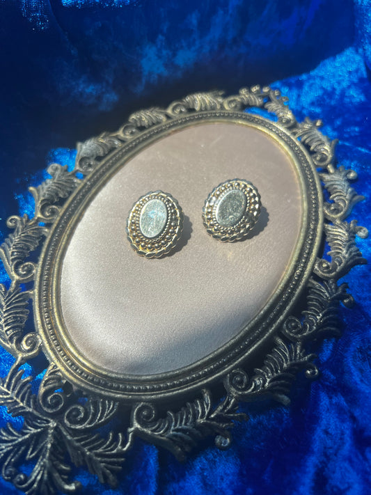 Silver Toned Clip on Earrings
