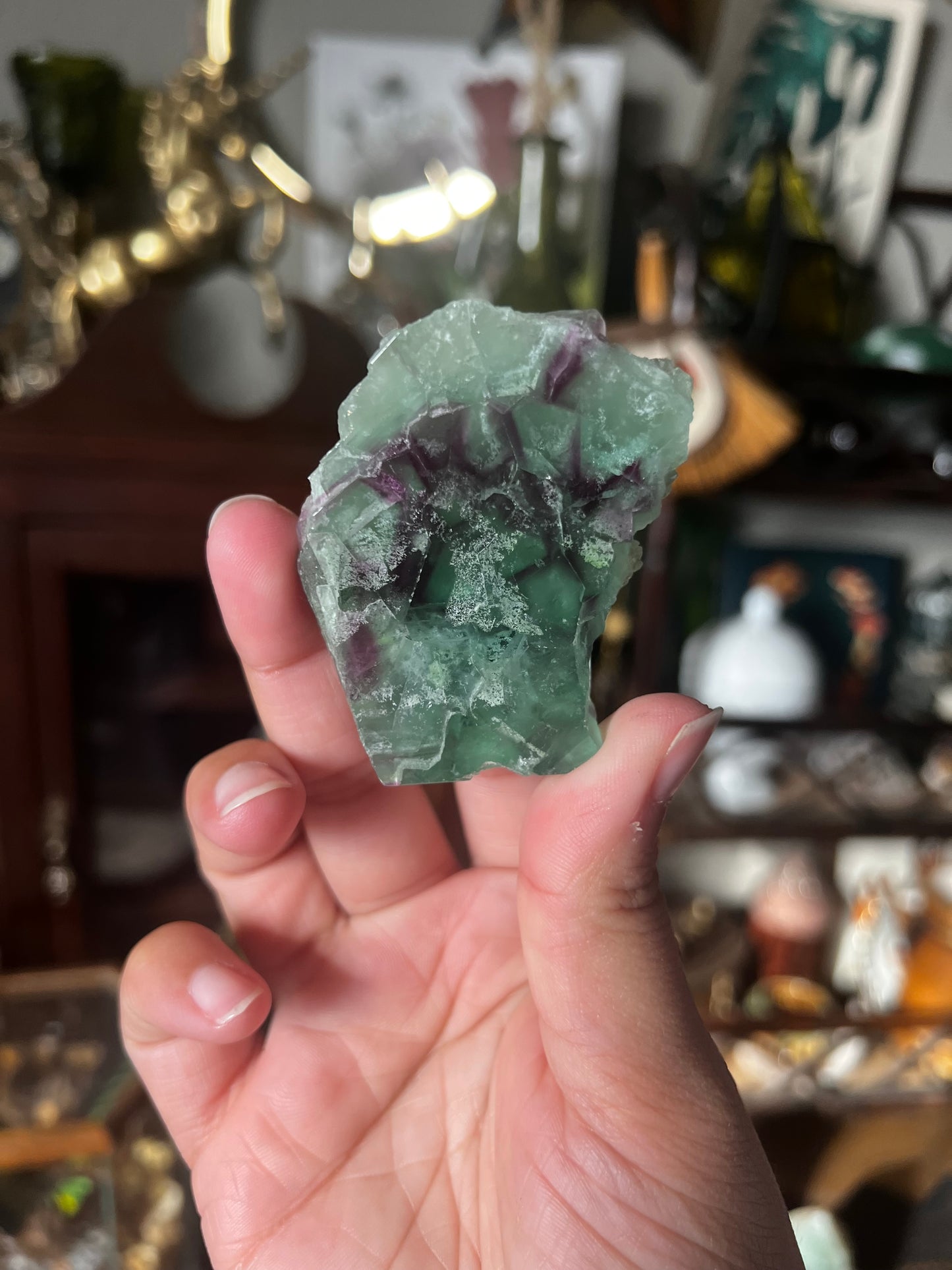 Front Polished Fluorite Freeforms