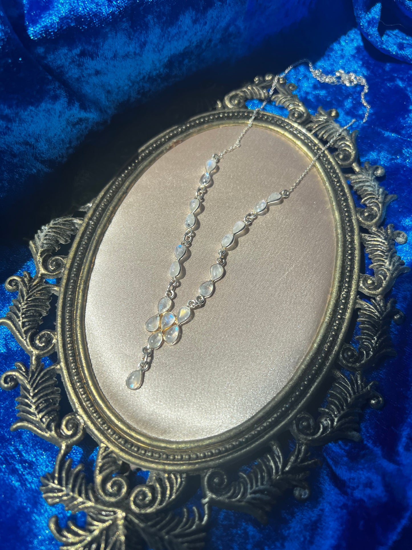 Sterling Silver Moonstone Necklace