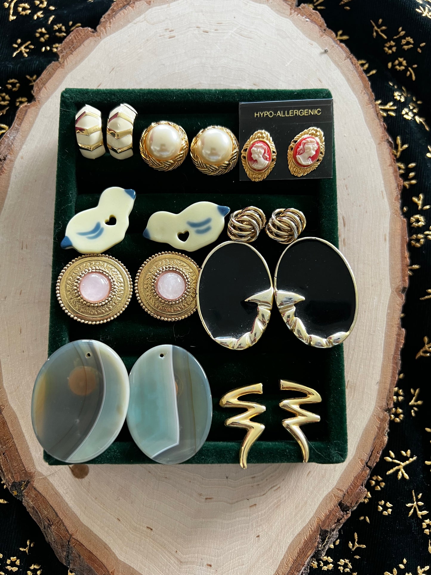 vintage stud earrings