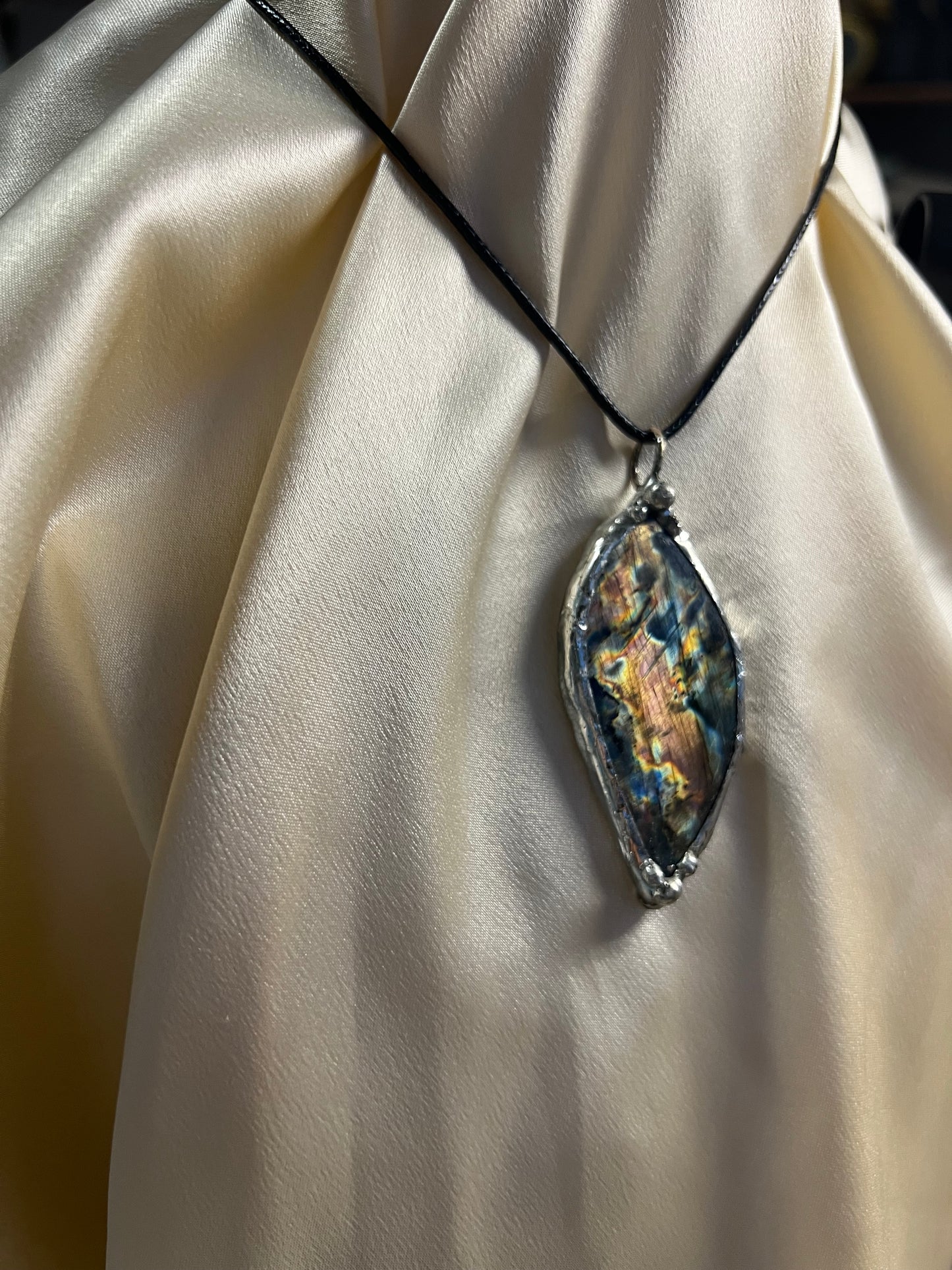 Soft Soldered Labradorite Necklaces