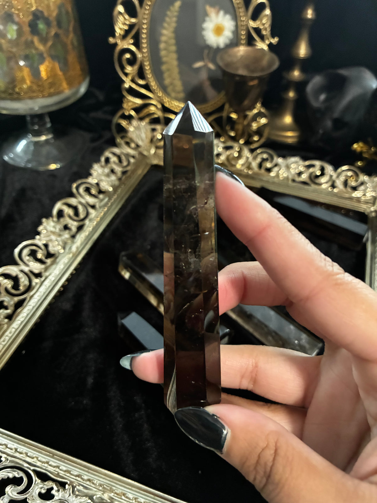 Smoky Quartz Tower