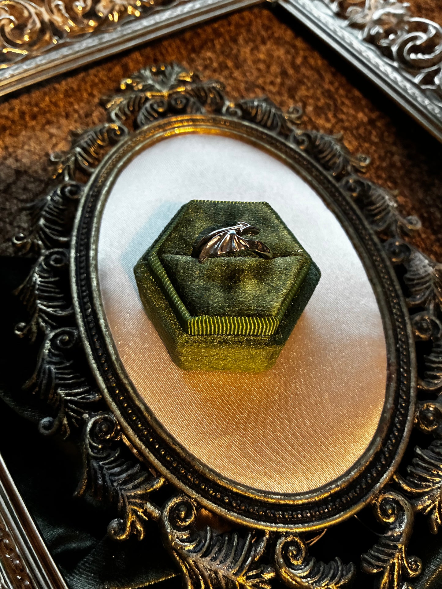 Silver Toned Wing and Tail Ring