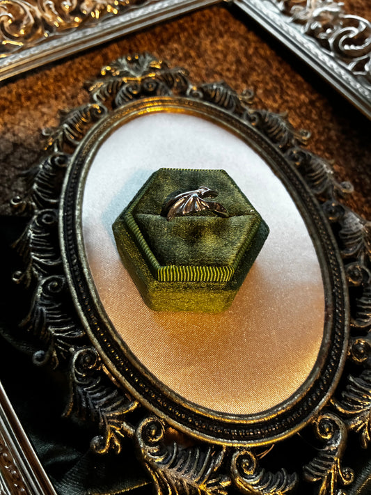 Silver Toned Wing and Tail Ring