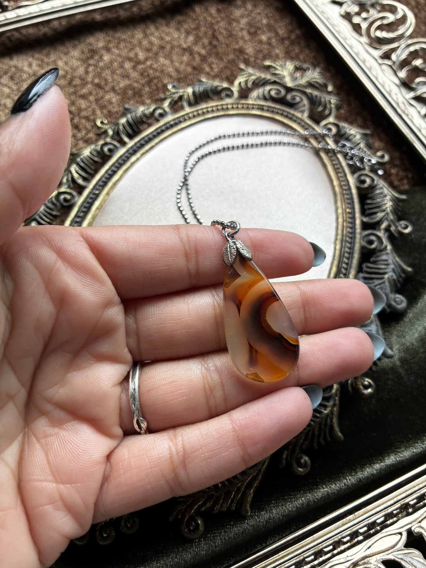 Agate Slice Necklace